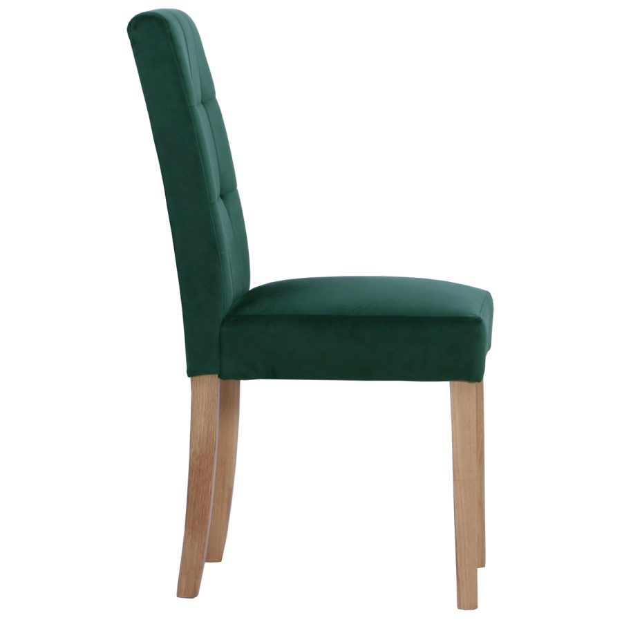 Ashton Velvet Chair in Forest - Image 4