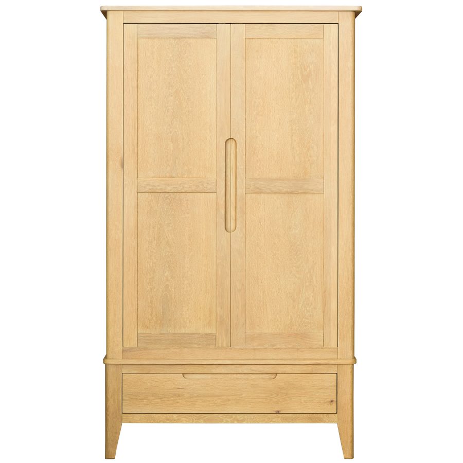 Bella Double Wardrobe With Drawer - Image 3