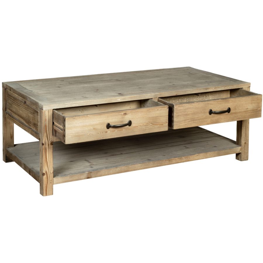 Chanelle Large Coffee Table With 4 Drawers - Image 2