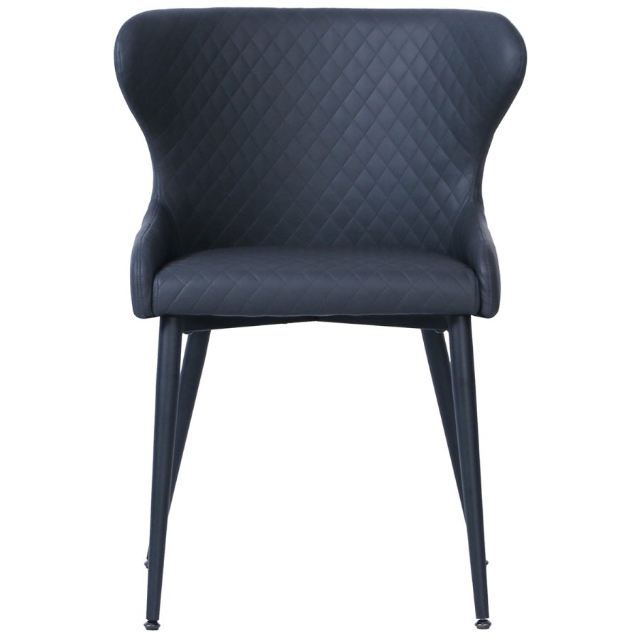 Chad Soft PU Dining Chair in Grey - Image 4