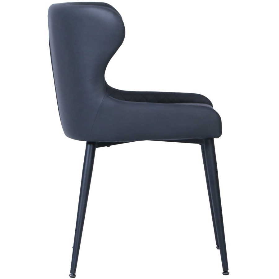 Chad Soft PU Dining Chair in Grey - Image 3