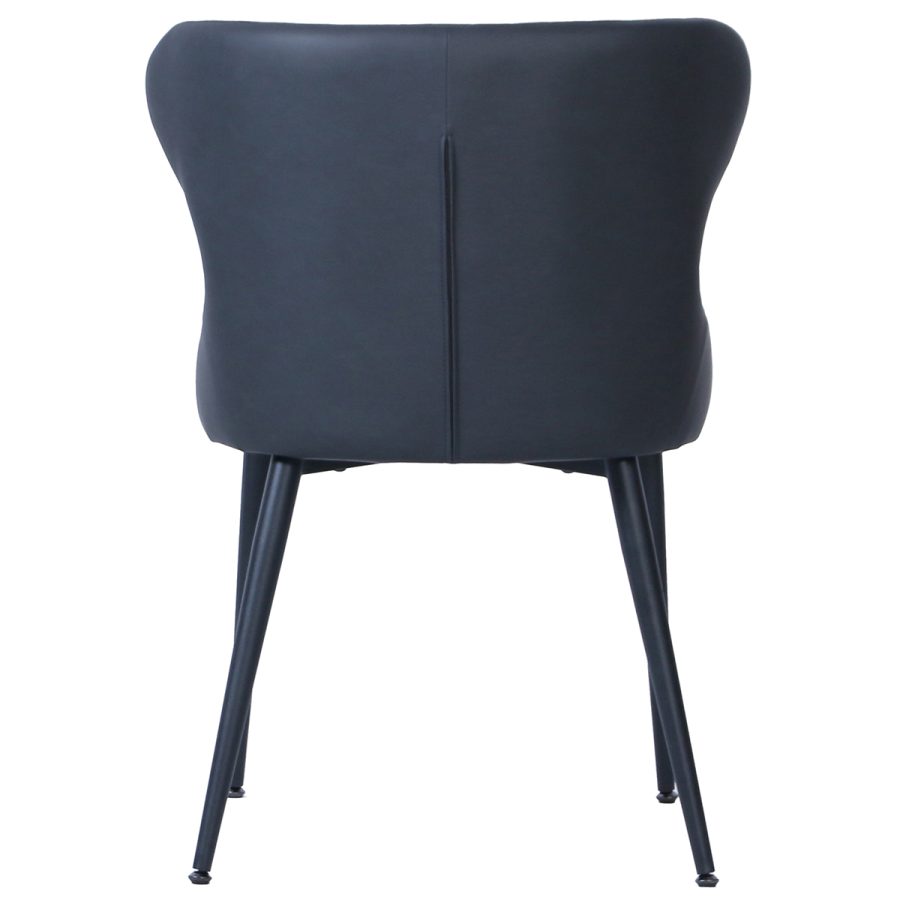 Chad Soft PU Dining Chair in Grey - Image 5