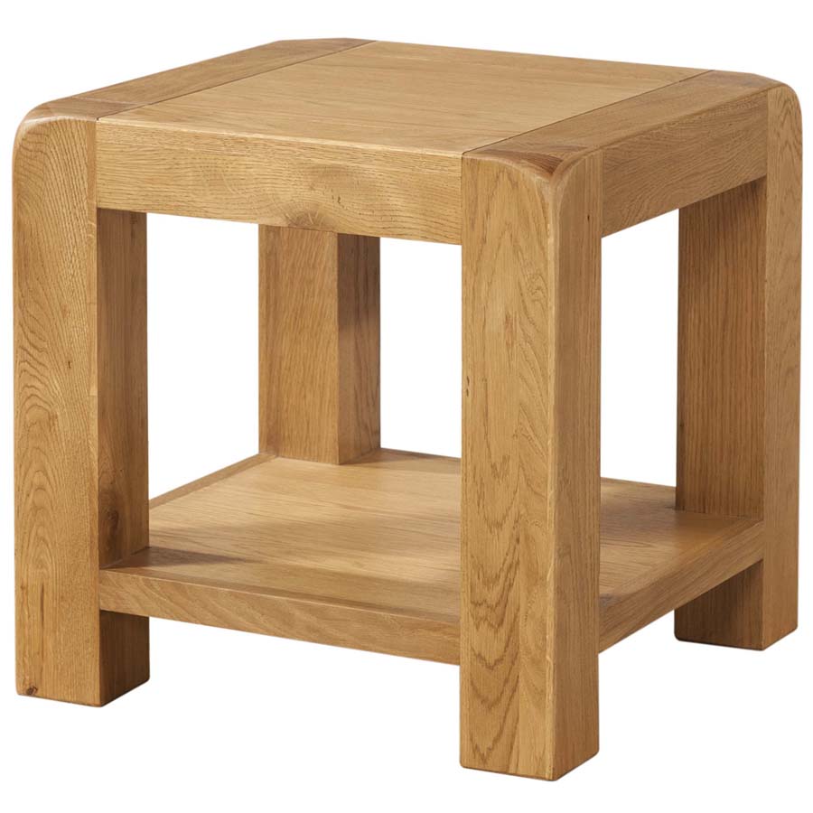 Ava Lamp Table With Shelf