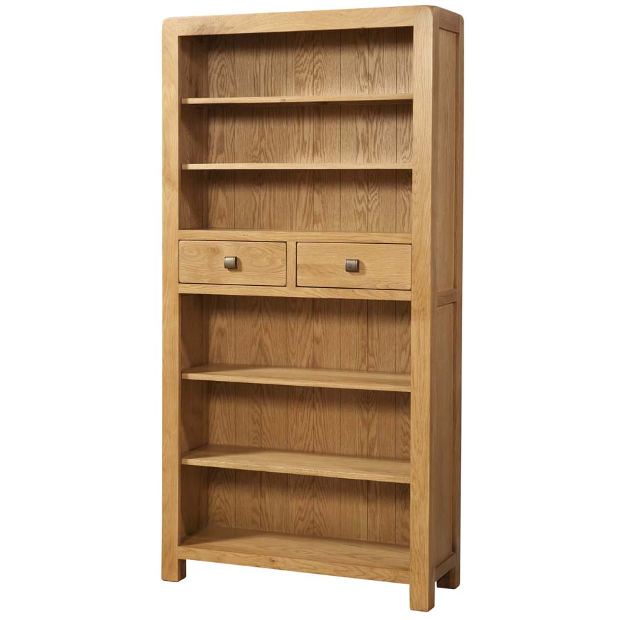 Ava Tall Bookcase With 2 Drawers