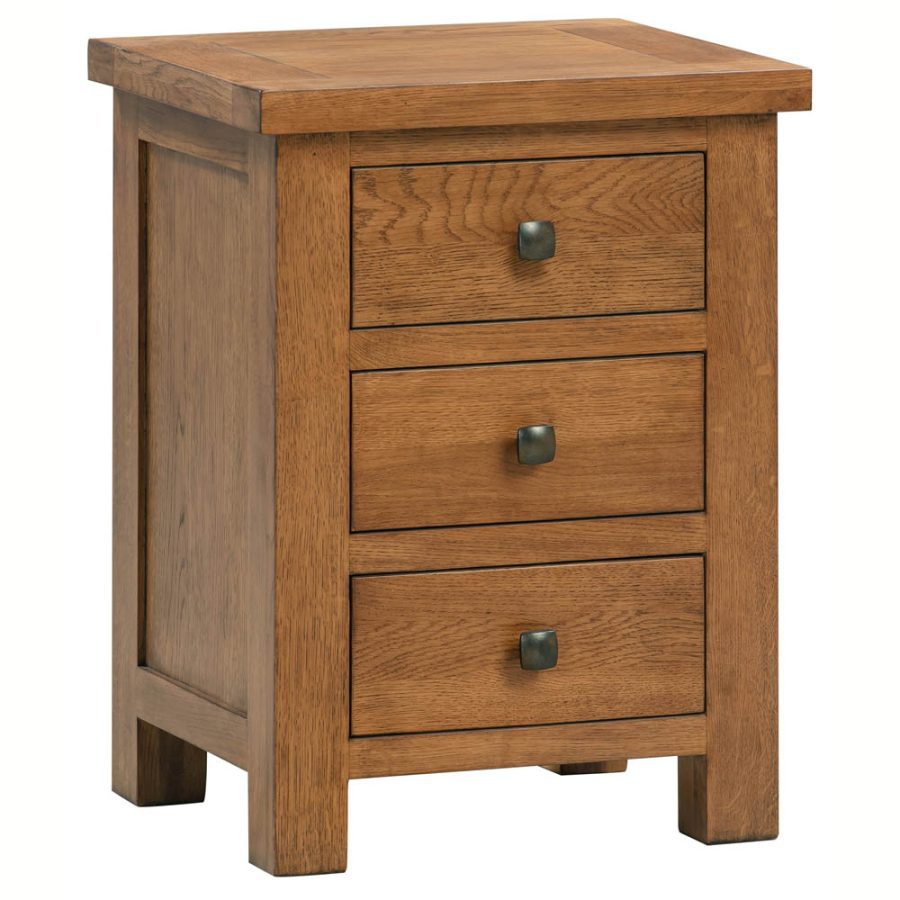 Dora 3 Drawer Bedside