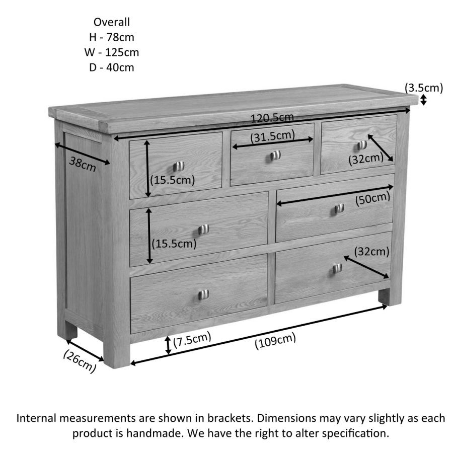 Dora 3 Over 4 Combination Chest - Image 4