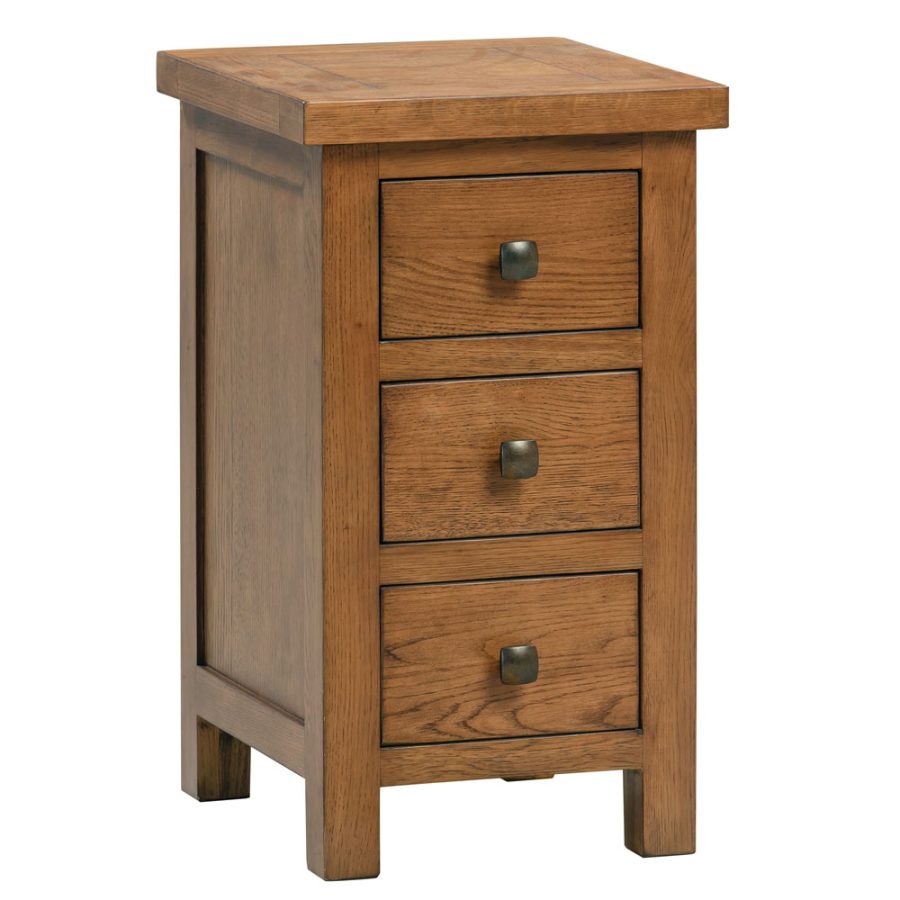 Dora Compact 3 Drawer Bedside