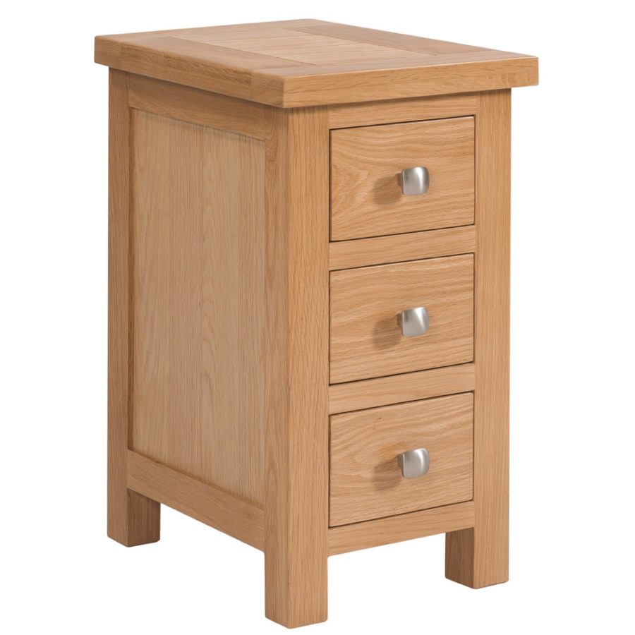 Darcy Compact 3 Drawer Bedside