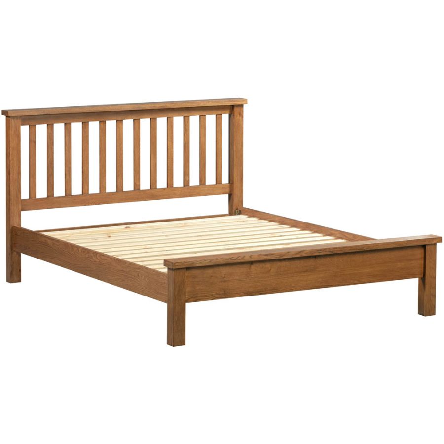 Dora Double 4'6" Slatted Bed Frame
