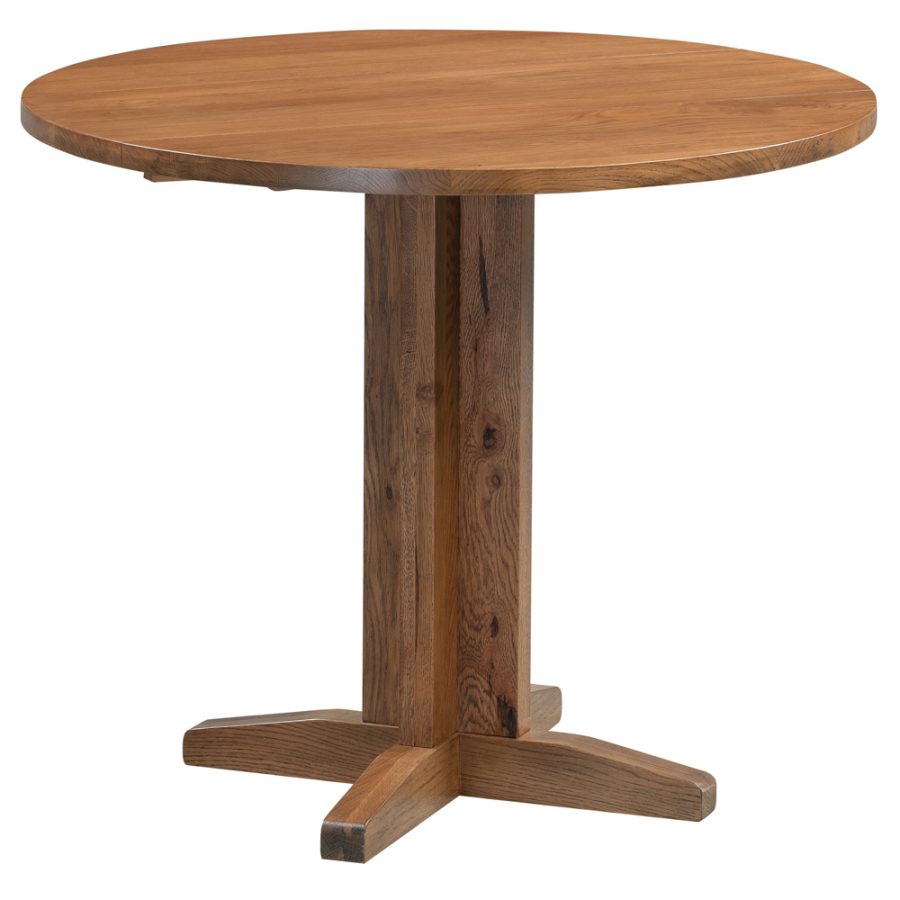 Dora Round Drop Leaf Dining Table 90cm