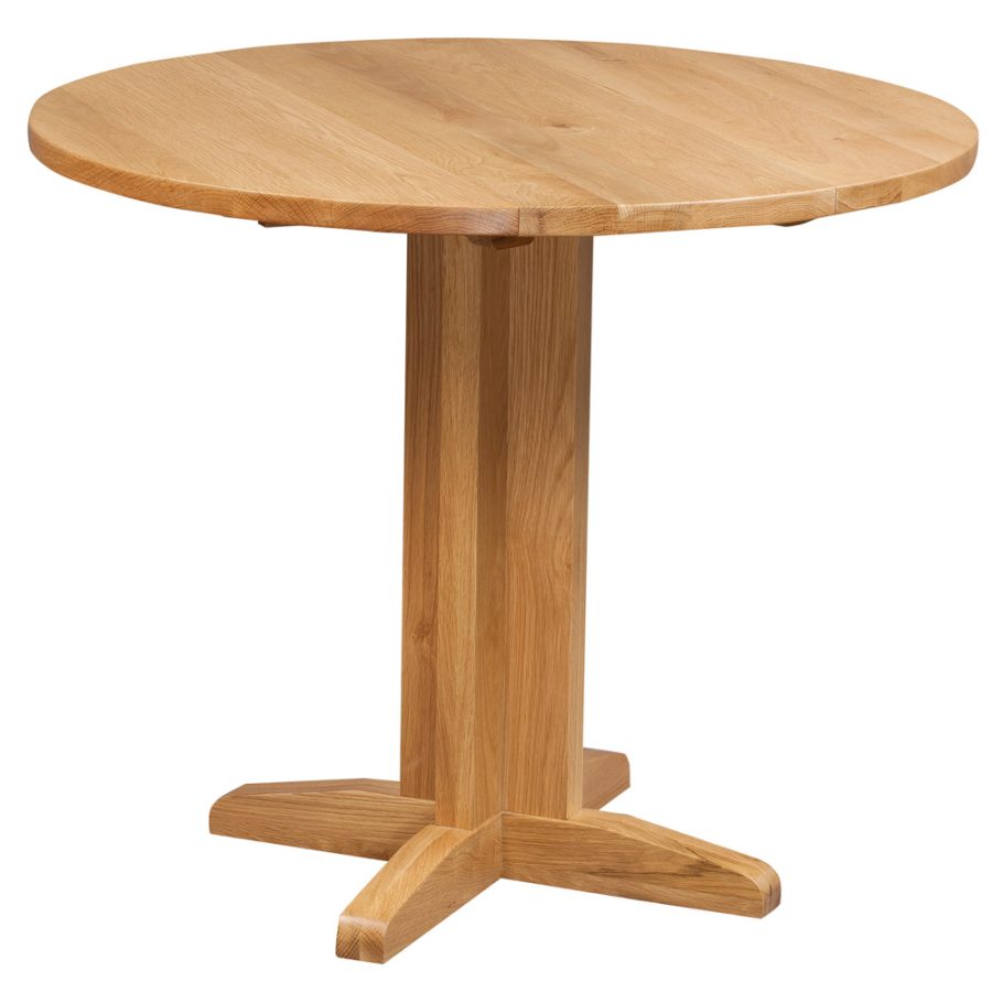 Darcy Round Drop Leaf Dining Table 90cm