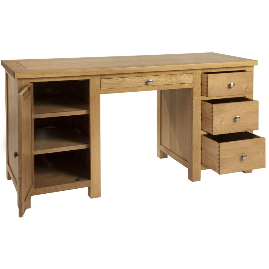 Darcy Double Pedestal Home Office Desk