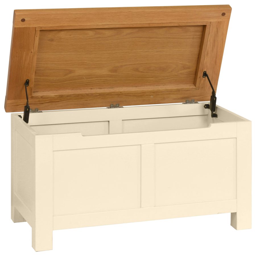 Dawn Blanket Box in Ivory - Image 2