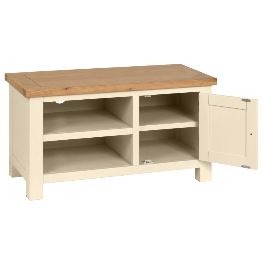 Dawn Small TV Unit in Ivory - Image 2