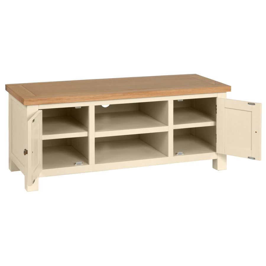 Dawn Large TV Unit in Ivory - Image 2