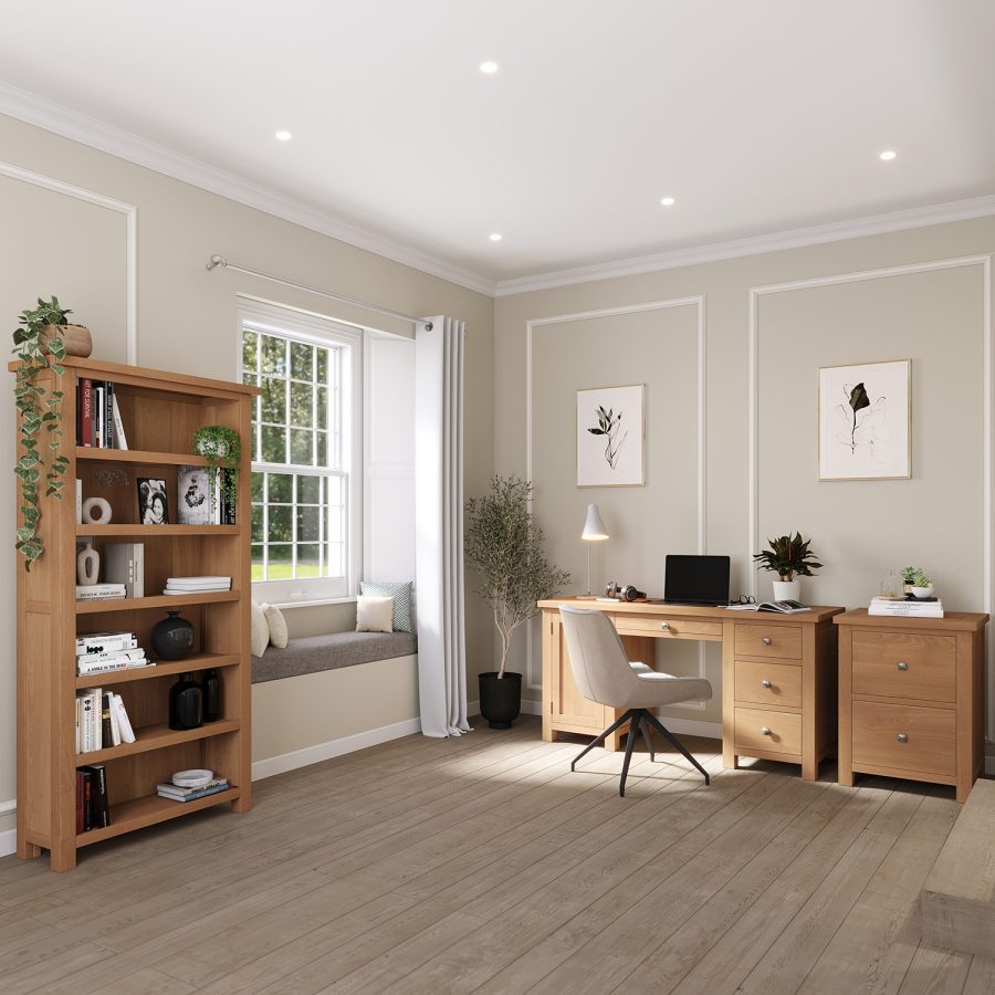 Darcy Double Pedestal Home Office Desk - Image 6