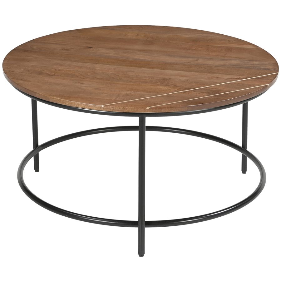 Ellie Round Wooden Coffee Table (M) - Image 2