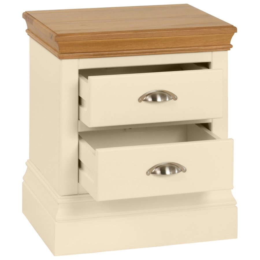 Luna 2 Drawer Bedside - Image 2