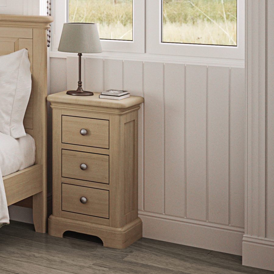 Layla 3 Drawer Bedside - Image 4