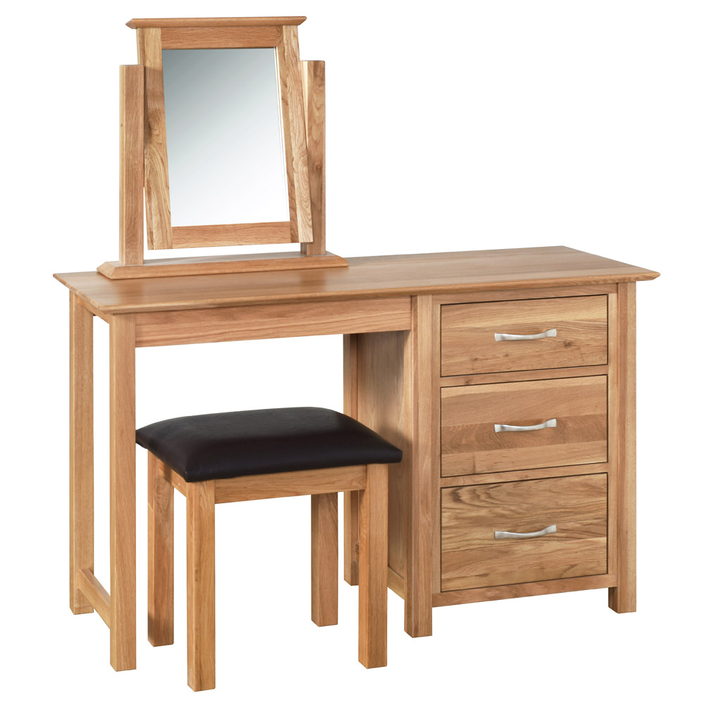Neve Single Pedestal Dressing Table - Image 2