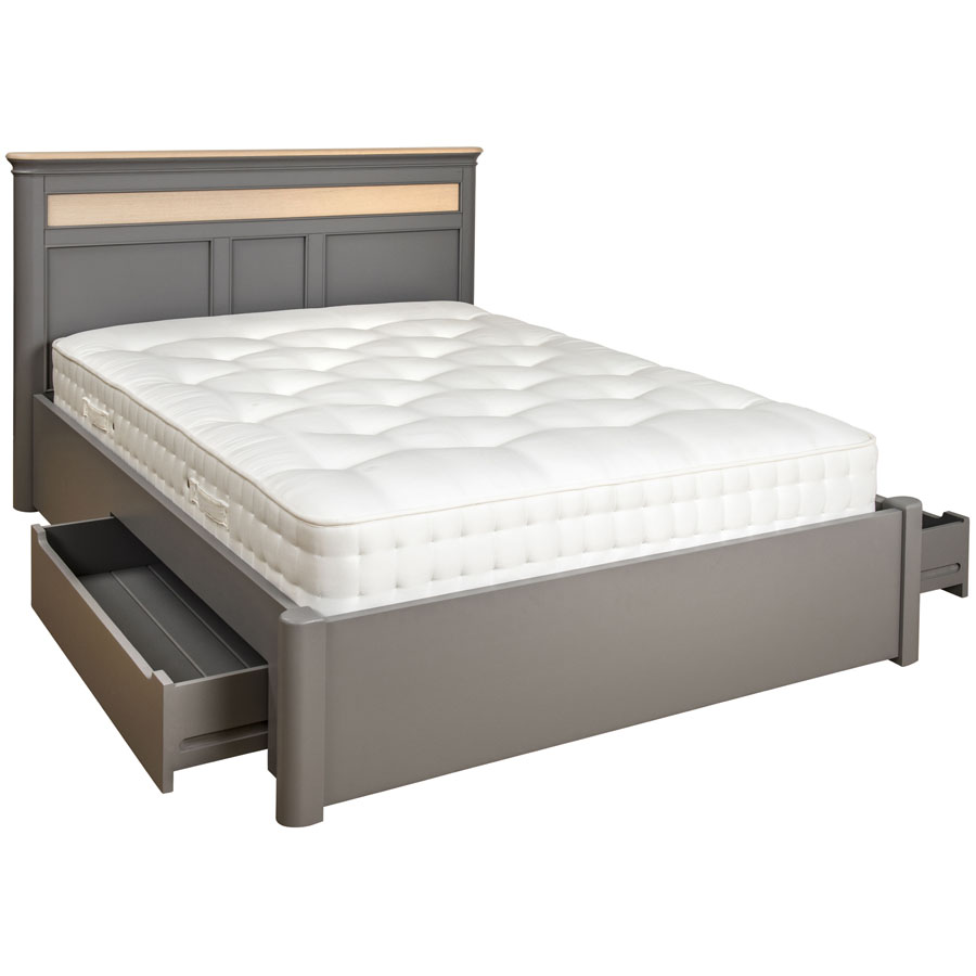 Petra King 5' Panelled Bed Frame - Image 2