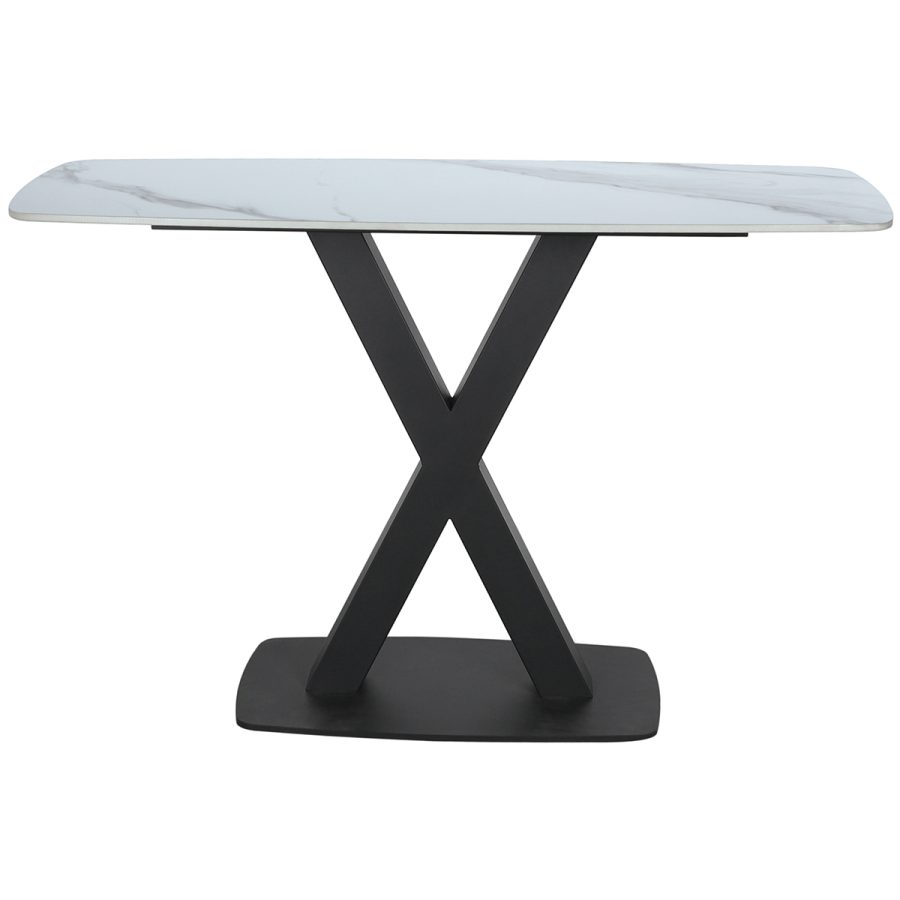 Verity Console Table - In White Stone - Image 2