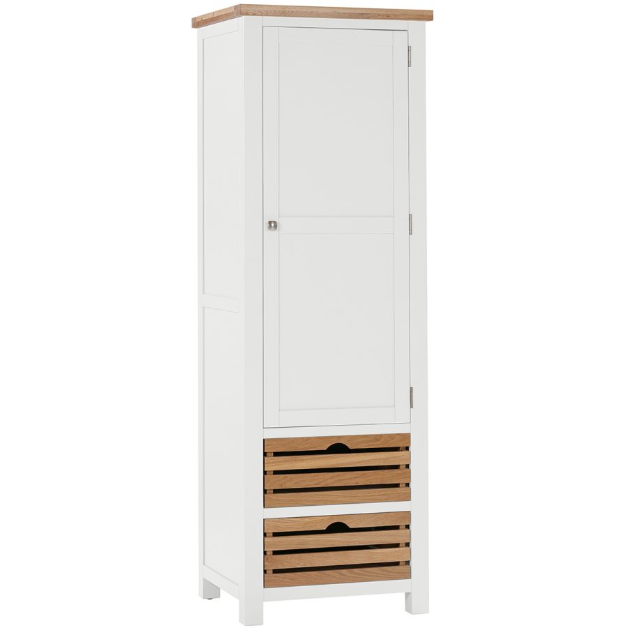 Dawn Single Larder Cupboard in White