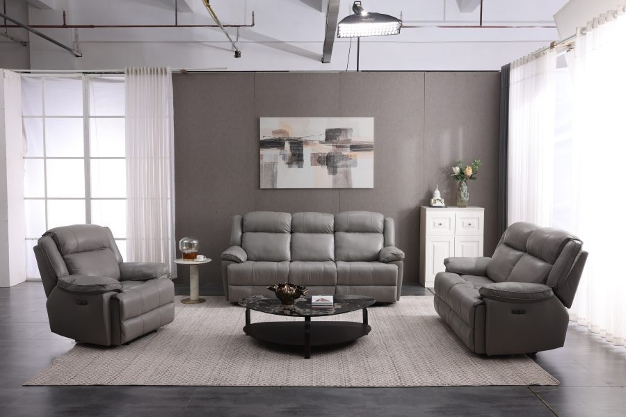 Ruby 2 Seater Leather Power Recliner - Image 2