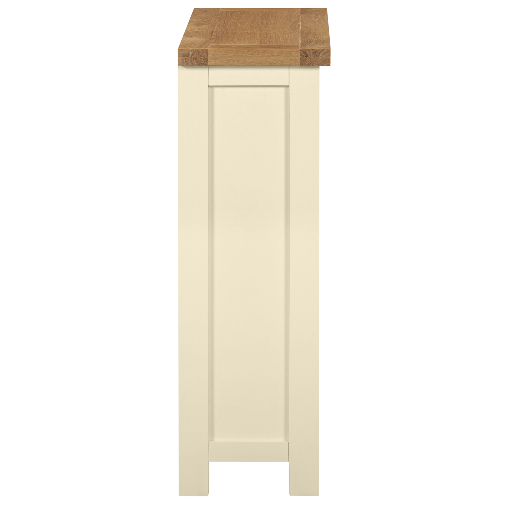Dawn Small Wide Bookcase in Ivory (DPT061) - Image 3