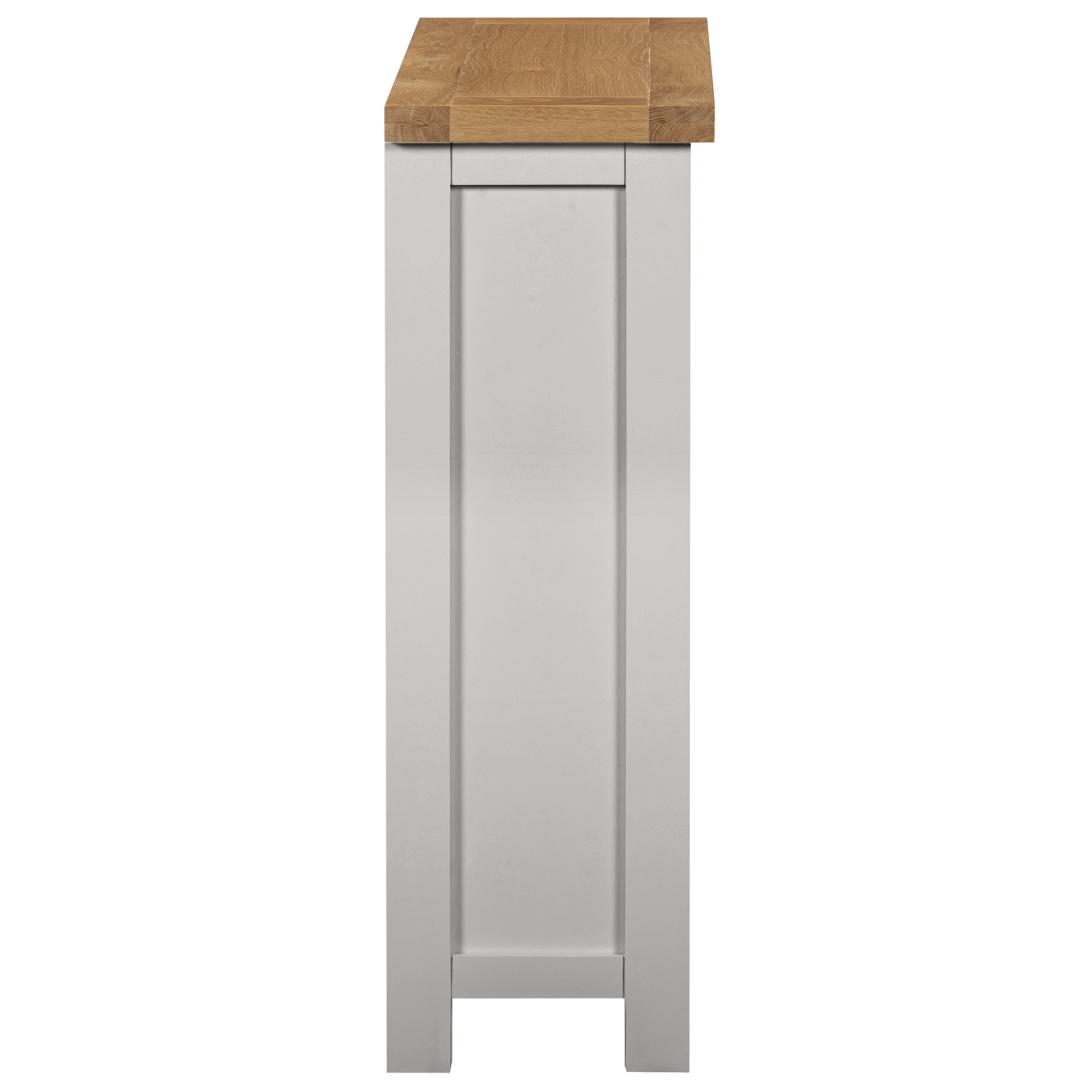 Dawn Small Wide Bookcase in Moon Grey (DPT061) - Image 3