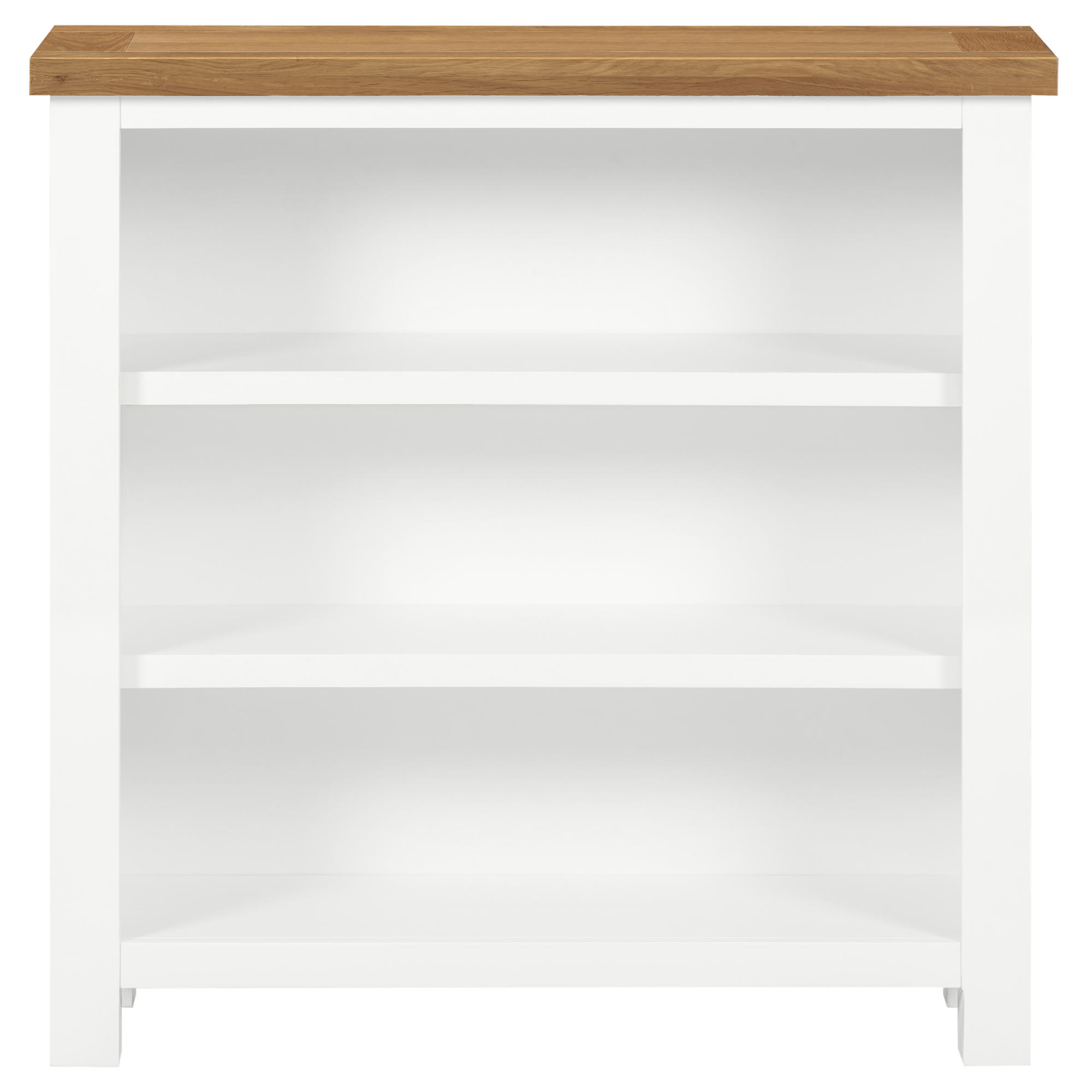 Dawn Small Wide Bookcase in White (DPT061) - Image 2