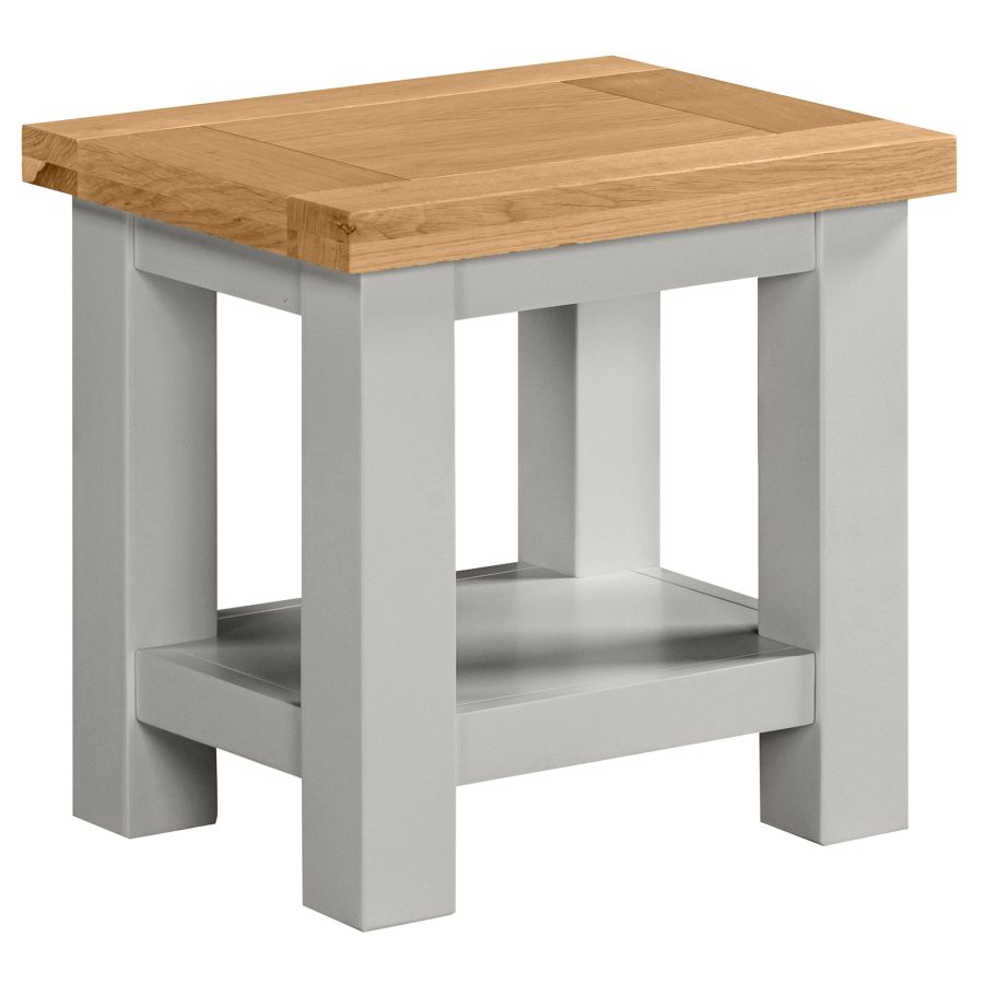 Dawn Lamp Table in Moon Grey (DPT077)