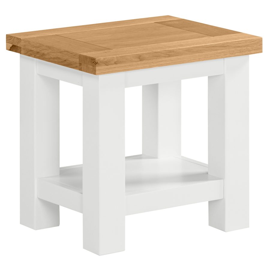 Dawn Lamp Table in White (DPT077)