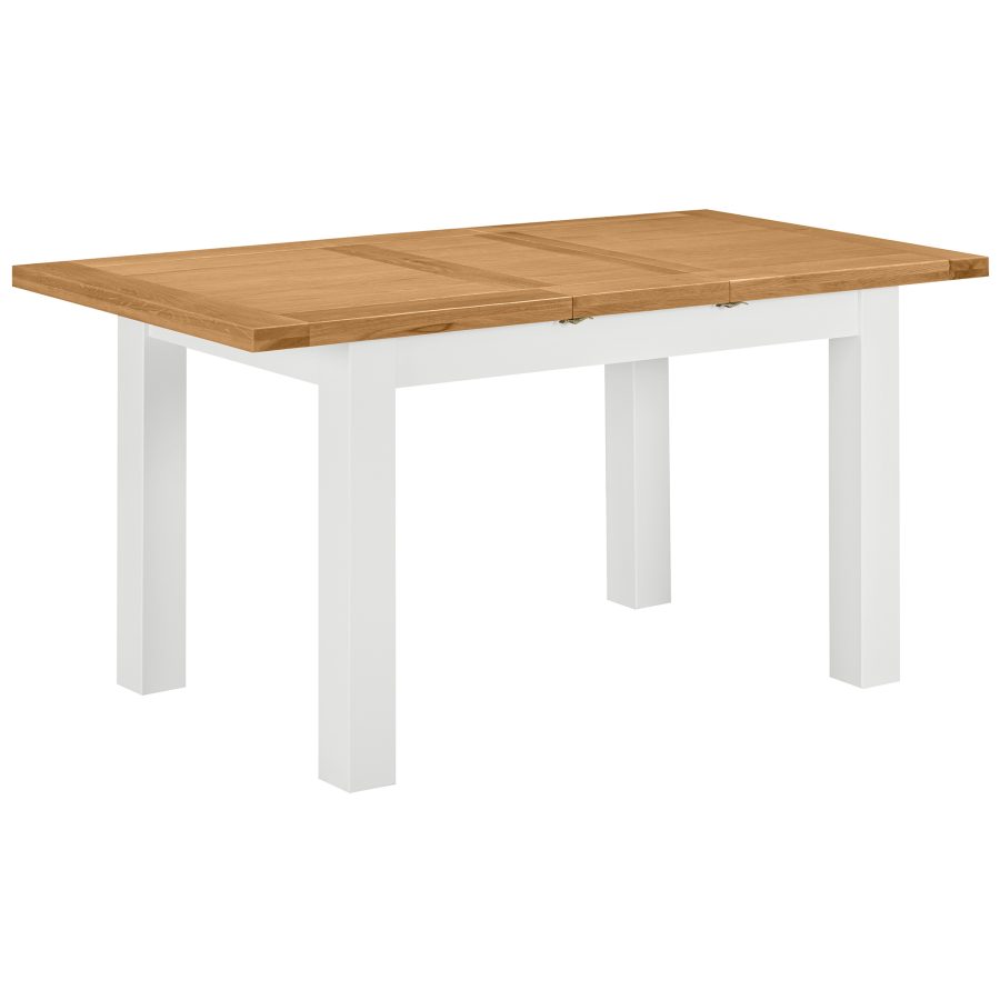 Dawn Small Extending Dining Table 120-153 cm in White (DPT093)