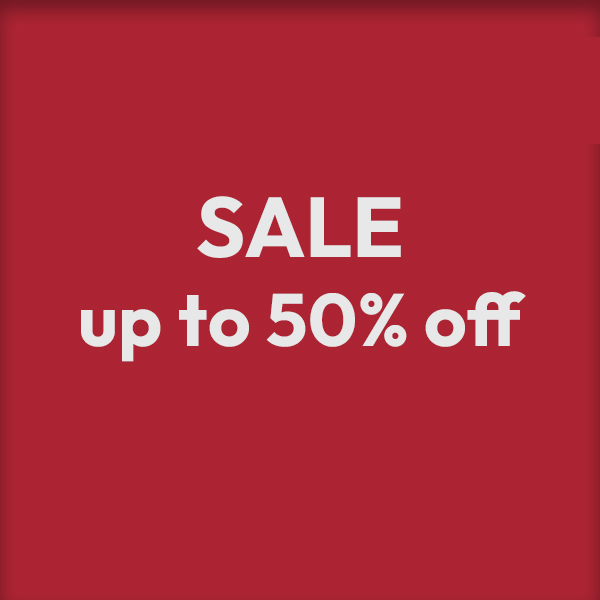 SALE Up to 50% off