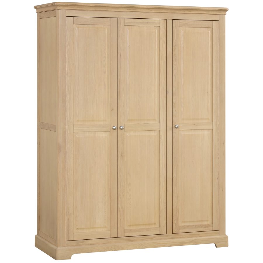 Layla Triple Wardrobe with Shelves