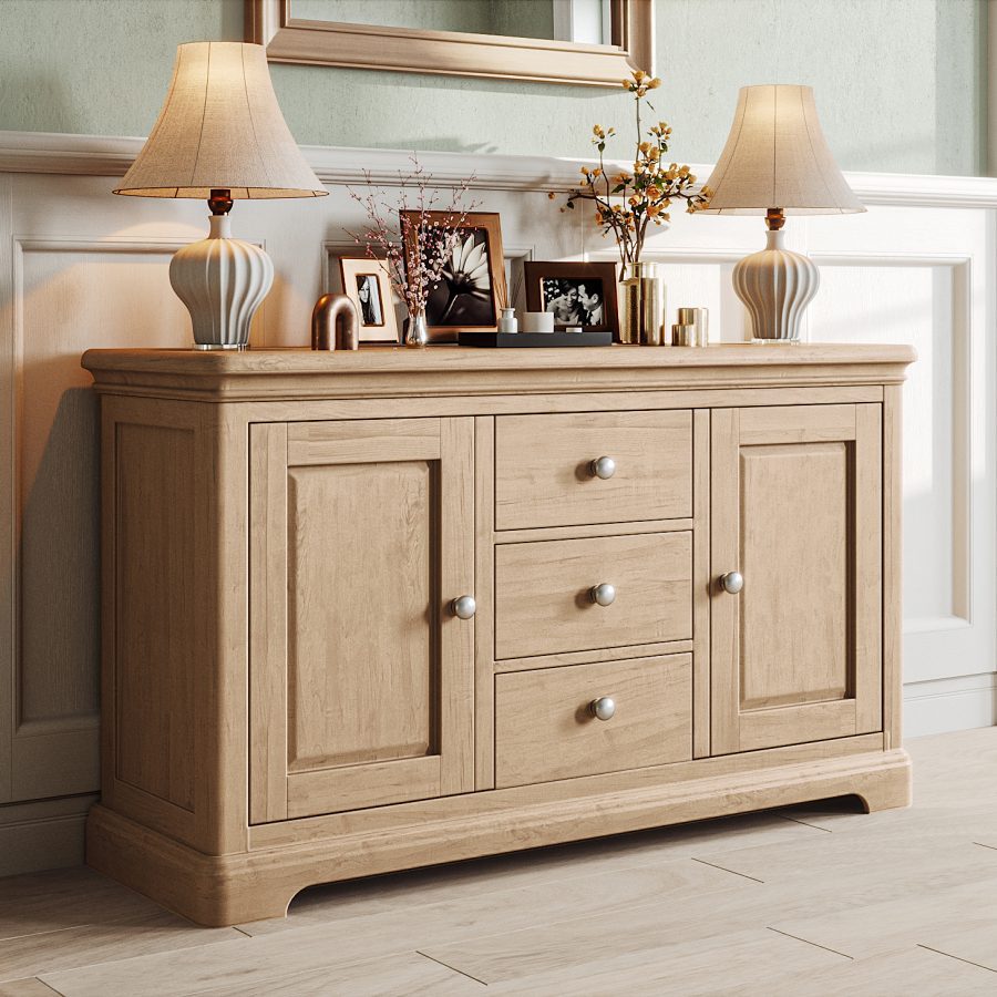 2 Door 3 Drawer Sideboard (LOK052)