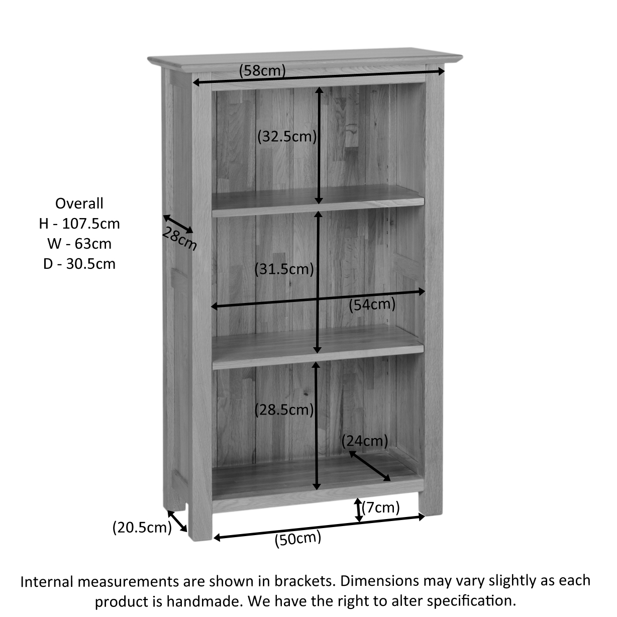 Neve Narrow 3' Bookcase - Image 4