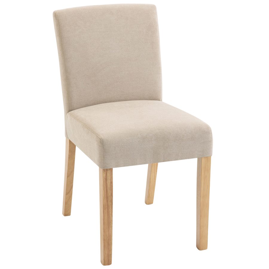 Bryson Fabric Low-backed Chair in Sand (BRI001)